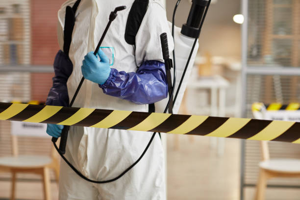 Professional Blood Cleanup technician working in Seaside, CA